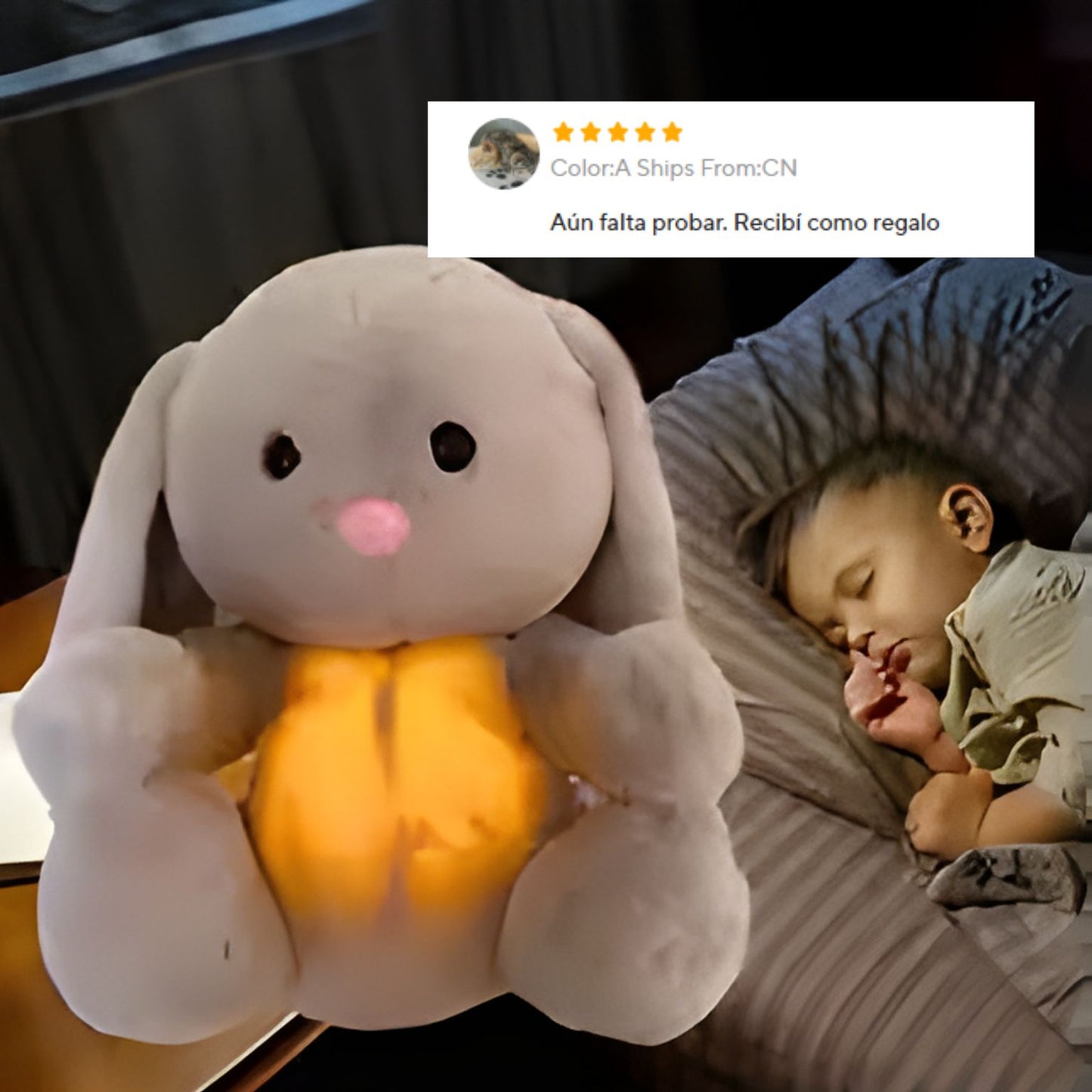 Conejo de Peluche que respira