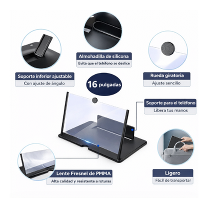 Ampliador de pantalla portátil