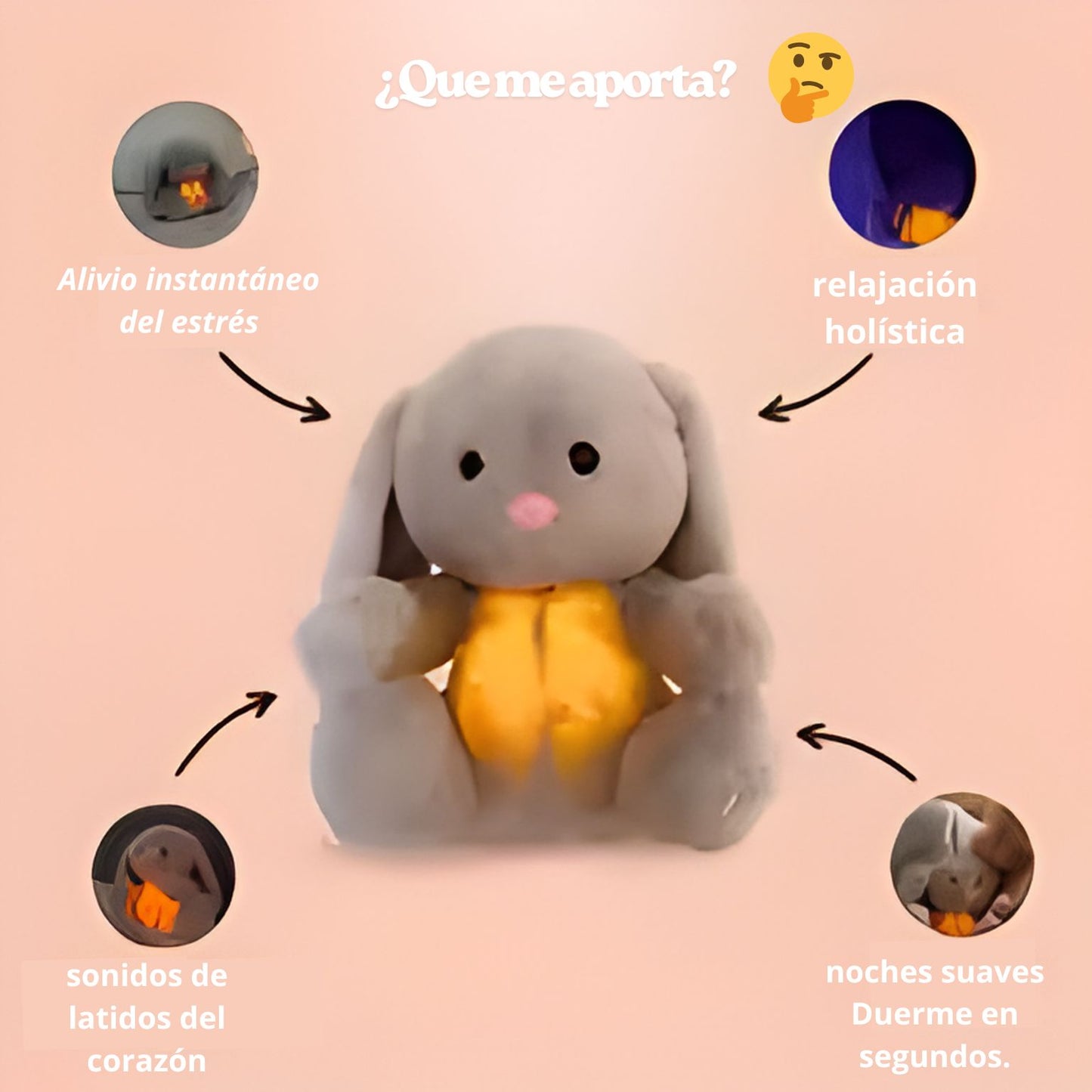 Conejo de Peluche que respira