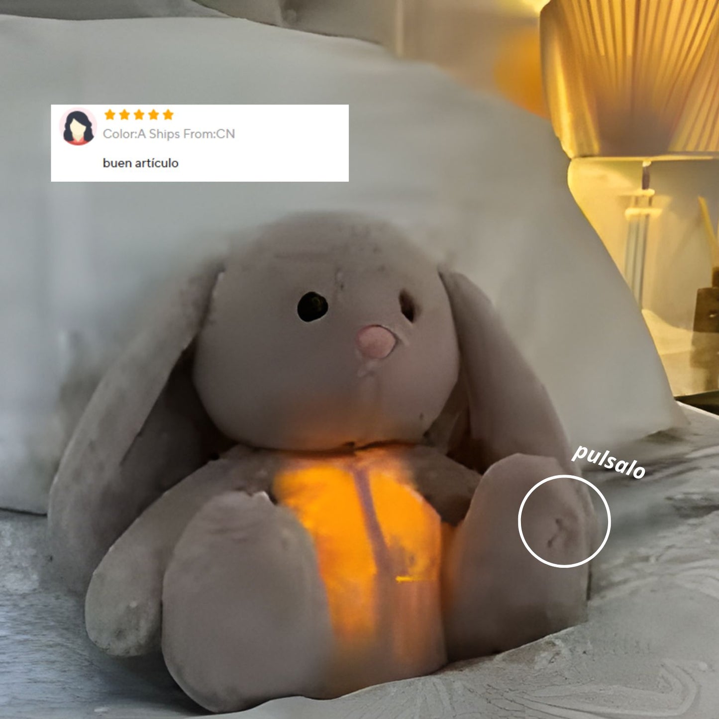 Conejo de Peluche que respira