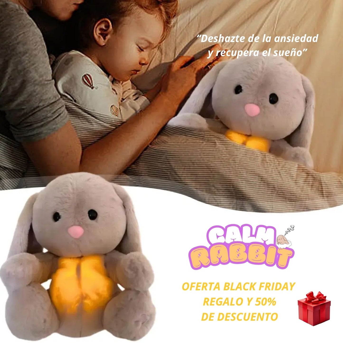 Conejo de Peluche que respira