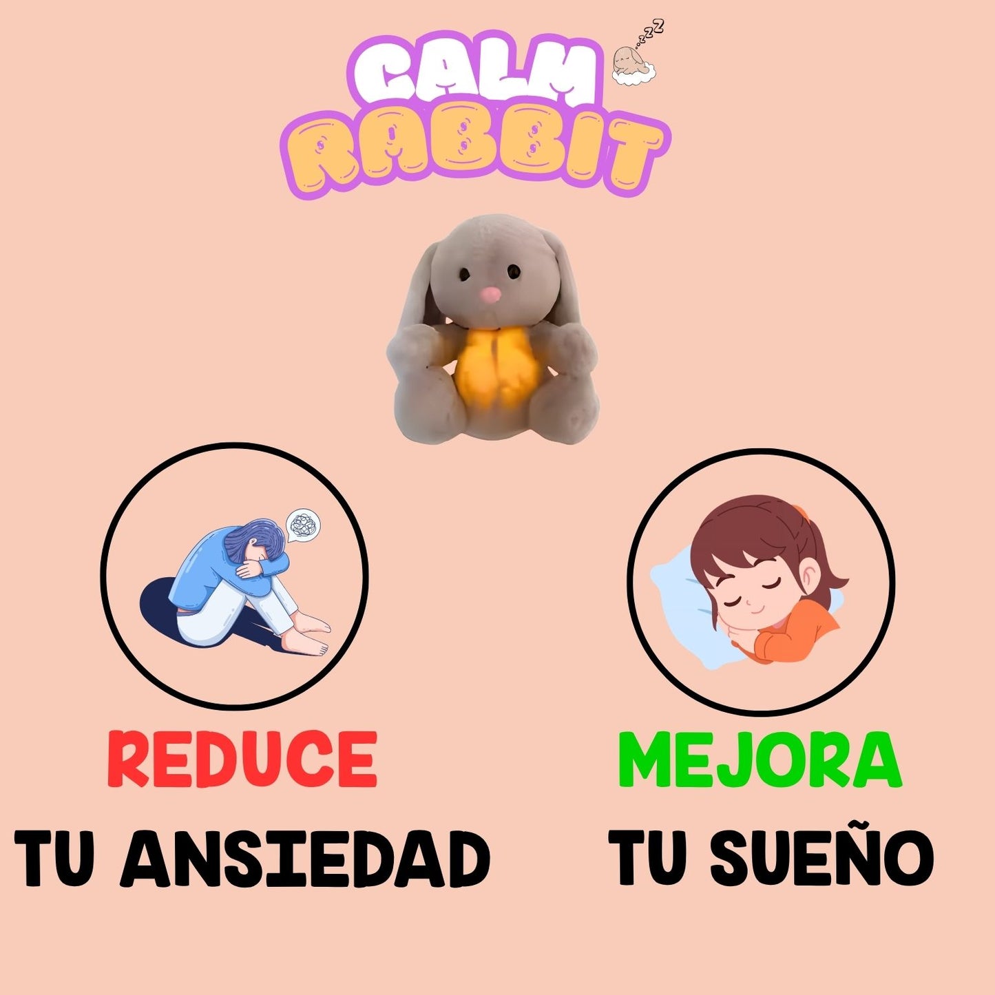 Conejo de Peluche que respira