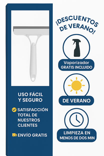 Limpiador de vidrio multifunción