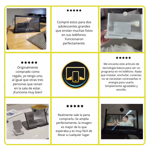 Ampliador de pantalla portátil